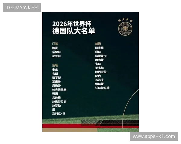 德国队2026世界杯阵容预测 谁将接班诺伊尔和穆勒成为新一代核心