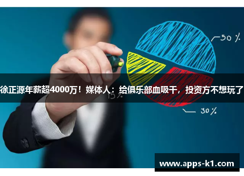 徐正源年薪超4000万！媒体人：给俱乐部血吸干，投资方不想玩了
